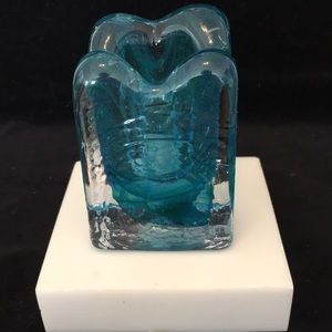 Adrian Sankey Molar Candle Holder Art Glass